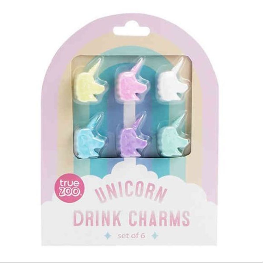 True Zoo Unicorn Drink Charms